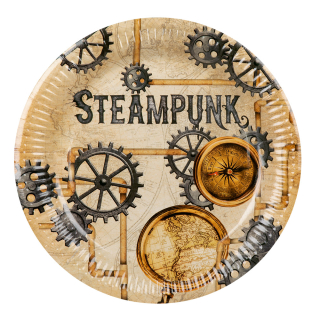 Set 6 Assiettes 'Steampunk'