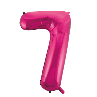 Foilballoon 34" no. 7 pink