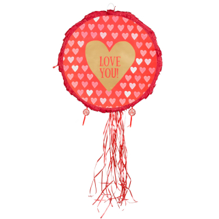 Piñata à tirer 'LOVE YOU!' pliable