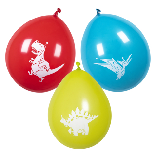 Set 6 Ballons en latex Dino party