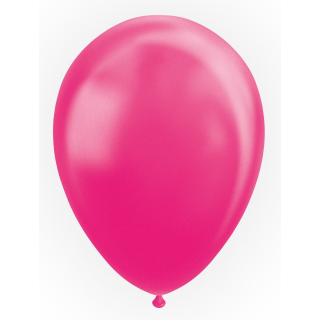 Ballon Rose Vif - Effet Perle