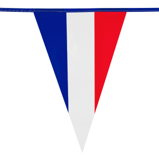 Guirlande de fanions Tricolore France