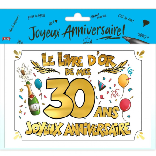 Livre d'or Anniversaire 30 Ans