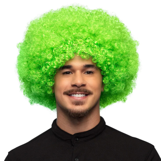 Perruque Afro Verte