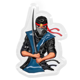 Autocollant de fenêtre Ninja (20 x 13,4 cm)