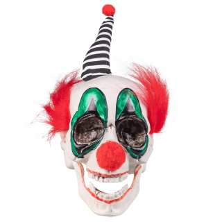 Tête de mort Clown avec mâchoire mobile