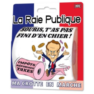 Papier toilette Raie publique