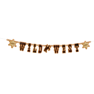 Guirlande lettre 'WILD WEST'