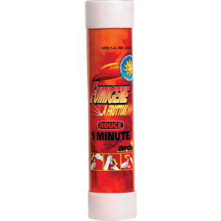 TUBE FUMIGENE A FROTTOIR 1 MN ROUGE