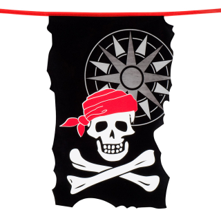 PE guirlande de fanions Pirate