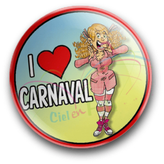 Badge I love Carnaval