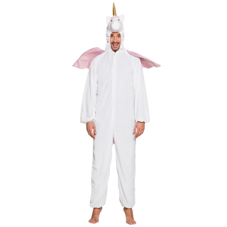 Costume adulte Licorne peluche