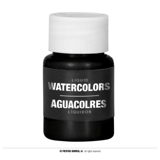 FLACON MAQUILLAGE À L'EAU NOIR 28 ML.