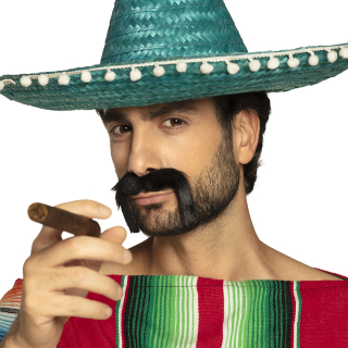 Moustache brune Mexicain