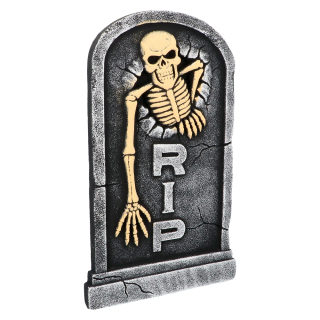 Pierre tombale Skull 'RIP'