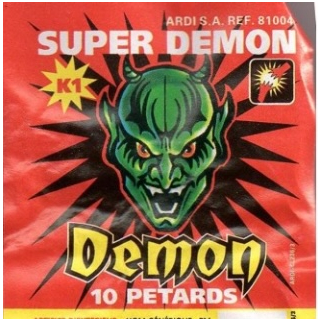 SUPER DEMON EN PRESENTOIR