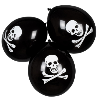 Set 6 Ballons en latex Pirates Classique