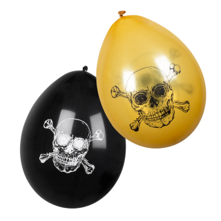 Set 6 Ballons en latex Pirates