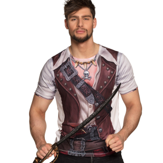 Chemise photoréaliste Homme pirate