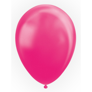 10 Balloons 12" pearl hot pink