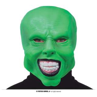 MASQUE DE MÉCHANT VERT, LATEX