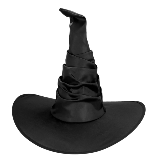 Pc. Chapeau Sorcière Salina noir satin