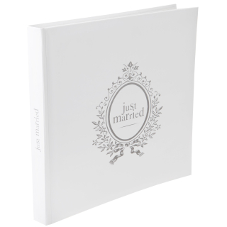 Livre d'or Just Married Blanc