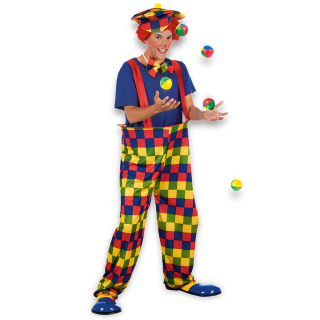Costume adulte Clown Bonbon