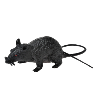 DÉCORATION RAT 22X9CM