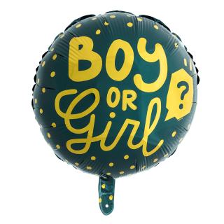 Ballon en aluminium 'Boy or Girl'