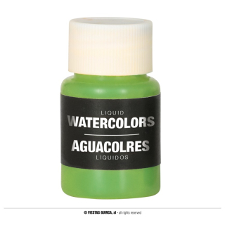 FLACON MAQUILLAGE À L'EAU VERT FONCÉ 28 ML.