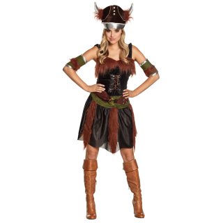 Costume adulte elite Viking Freya