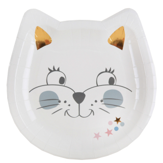 Assiette Kitty party Multicolore