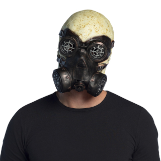 Pc. Masque tête latex Gas skull