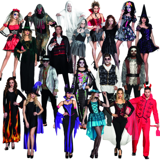 Costume adulte Assortiment halloween homme/femme