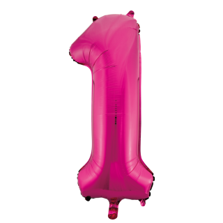 Foilballoon 34" no. 1 pink