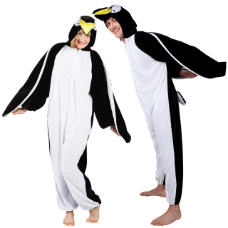Costume adulte Pingouin peluche
