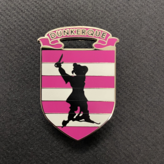 Pins / Broche Dunkerque Jean Bart rose