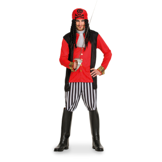 Costume de Pirate Hommes 5 pièces Taille XL-XXL