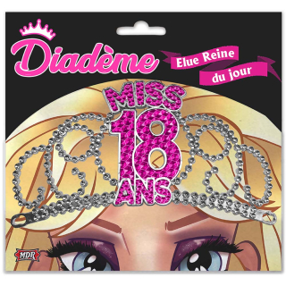 Diadème Miss Fuchsia - Tous les évènements de la vie : 18 ans