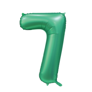 Foilballoon 34" no. 7 satin green