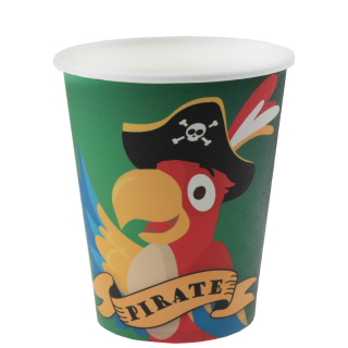 Gobelet Pirate Multicolore Ø 7.8 x 9.7 cm / 27cl Sachet de 10 pièces