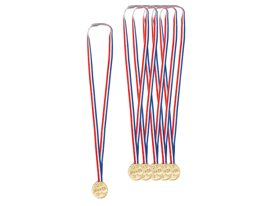 Set 6 Medailles 'Winner'