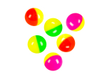 Set 6 Balles rebondissantes Bicolore