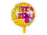 Ballon en aluminium 'Hippie Birthday'