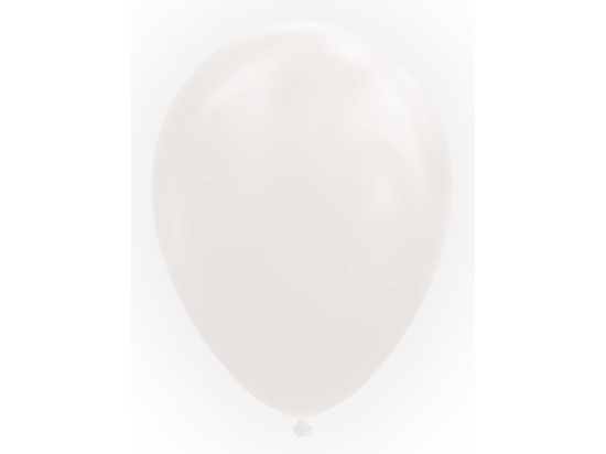 25 Balloons 12" white