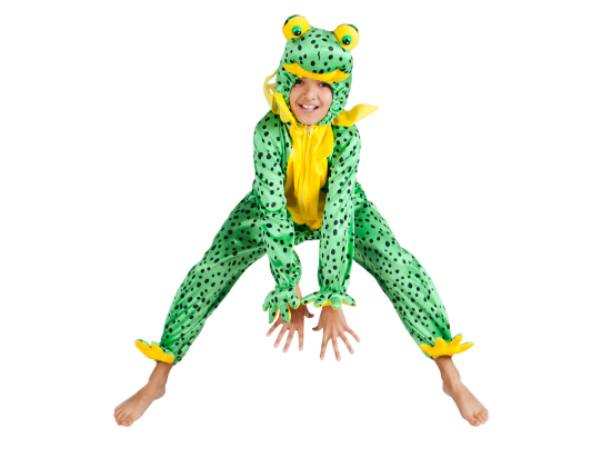 Costume enfant Grenouille peluche