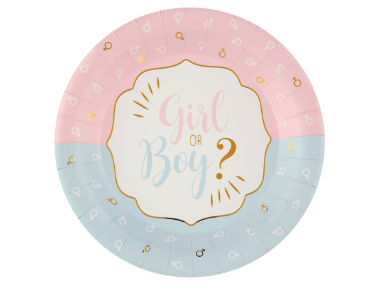 Assiette Girl or Boy ? Multicolore