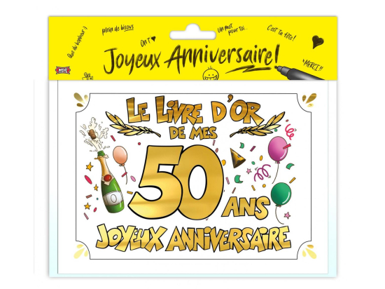 Livre d'or Anniversaire 50 Ans