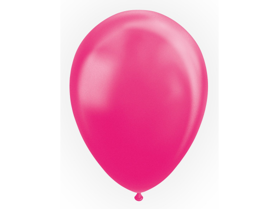 Ballon Rose Vif - Effet Perle